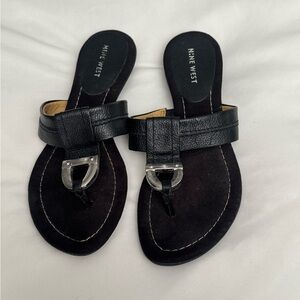 Nine West Black Women's Sandals 9